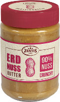 Zentis Erdnussbutter Crunchy 350 g Glas